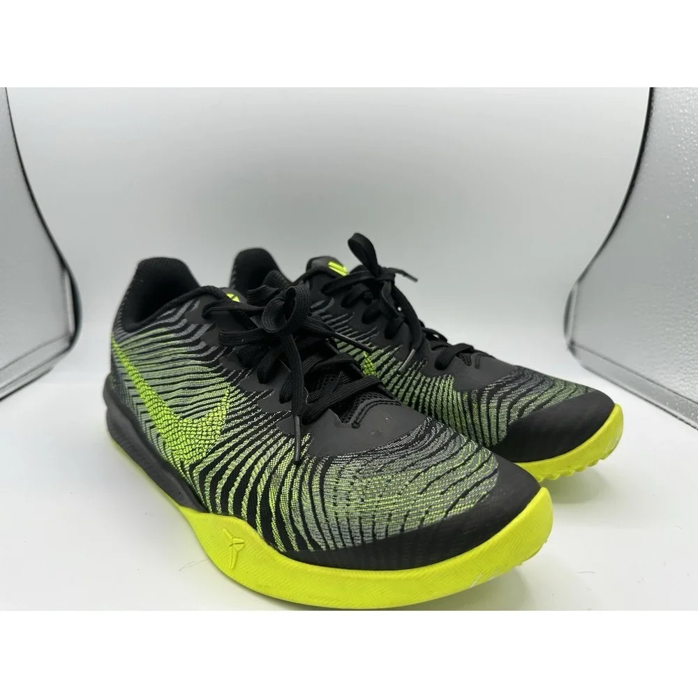 Nike KB Mentality 2 Mens Size 7.5 US Black Volt - Black Green‎ Great condition